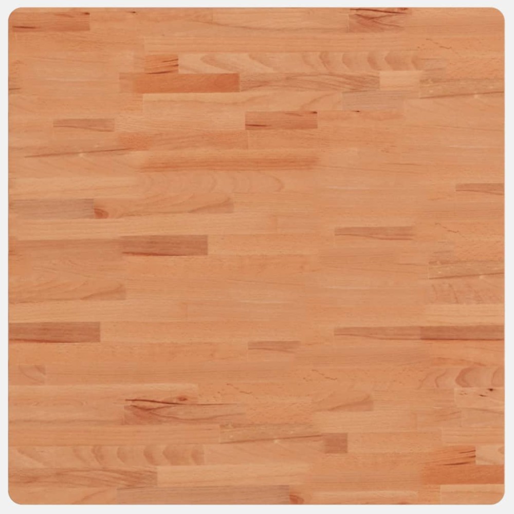 vidaXL Επιφάνεια Τραπεζιού Τετράγωνη 70x70x1,5 εκ. Μασίφ Ξύλο Οξιάς