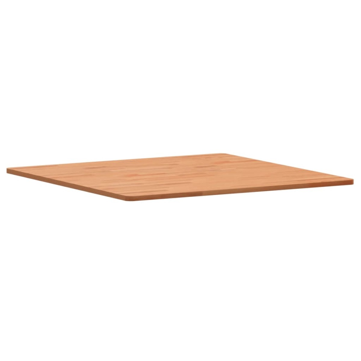vidaXL Επιφάνεια Τραπεζιού Τετράγωνη 80x80x1,5 εκ. Μασίφ Ξύλο Οξιάς