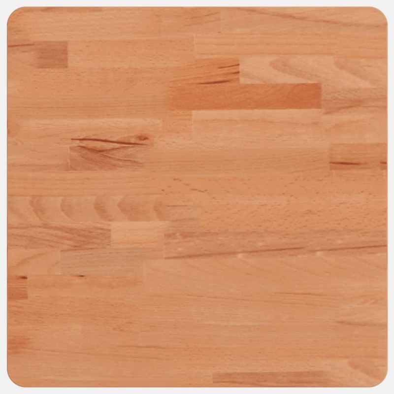 vidaXL Επιφάνεια Τραπεζιού Τετράγωνη 40x40x2,5 εκ. Μασίφ Ξύλο Οξιάς