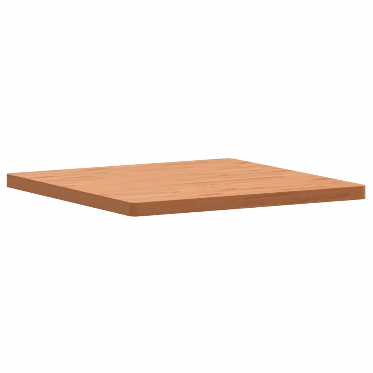 vidaXL Επιφάνεια Τραπεζιού Τετράγωνη 80x80x4 εκ. Μασίφ Ξύλο Οξιάς