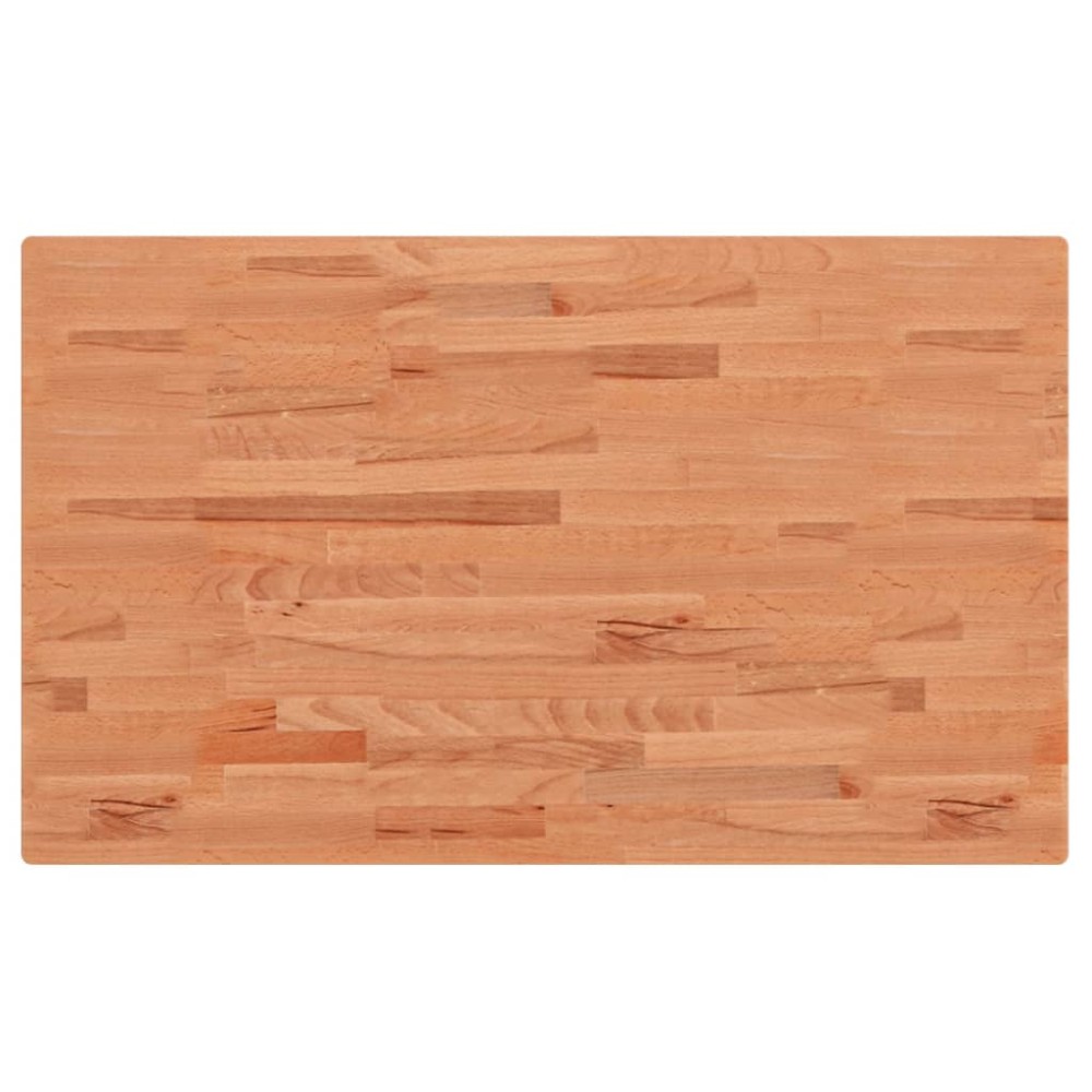 vidaXL Πάγκος Μπάνιου 100 x 60 x 1,5 εκ. από Μασίφ Ξύλο Οξιάς