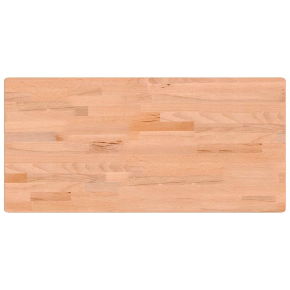 vidaXL Επιφάνεια Γραφείου 115 x 55 x 2,5 εκ. από Μασίφ Ξύλο Οξιάς