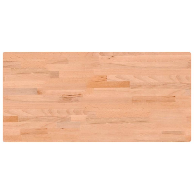 vidaXL Επιφάνεια Γραφείου 115 x 55 x 2,5 εκ. από Μασίφ Ξύλο Οξιάς