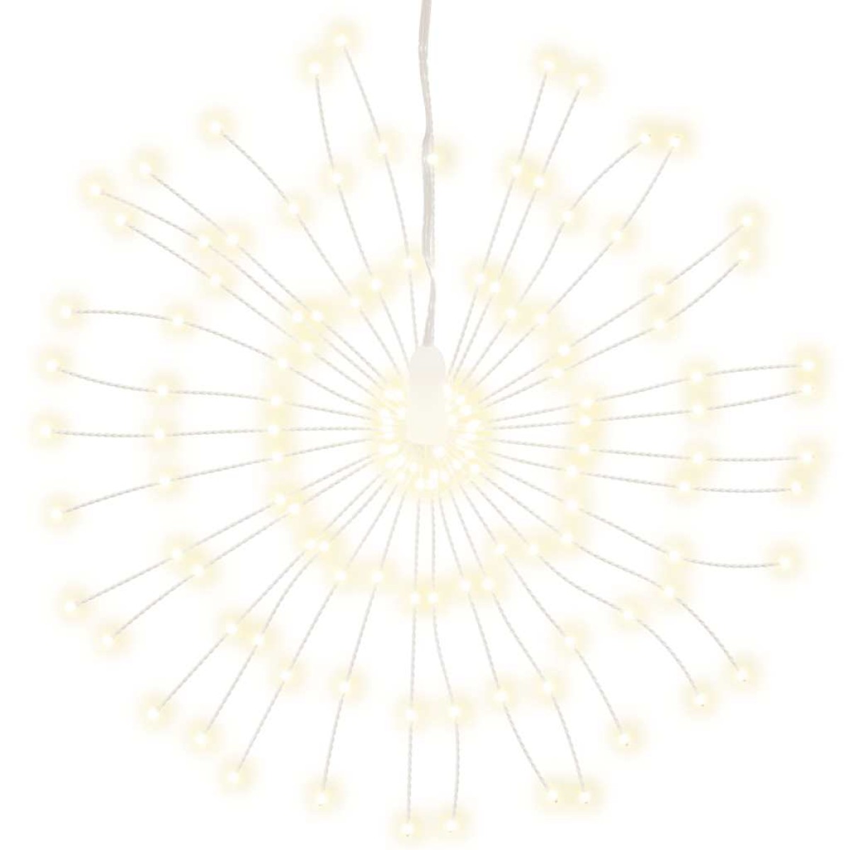 vidaXL Φωτάκια Χριστουγεννιάτικα 140 LED Θερμό Λευκό 17 εκ.