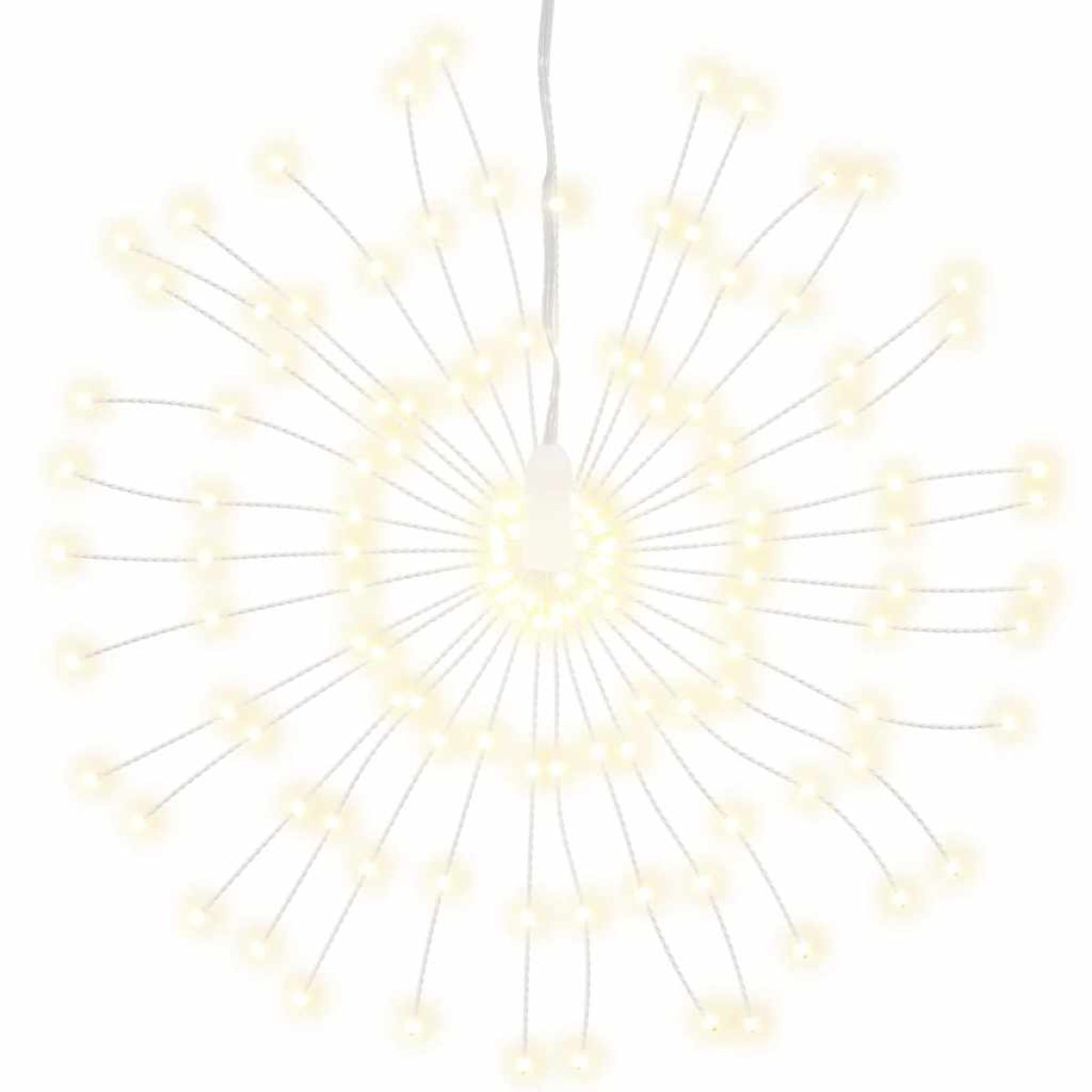 vidaXL Φωτάκια Χριστουγεννιάτικα 4 Τεμ. 140 LED Θερμό Λευκό 17 εκ.