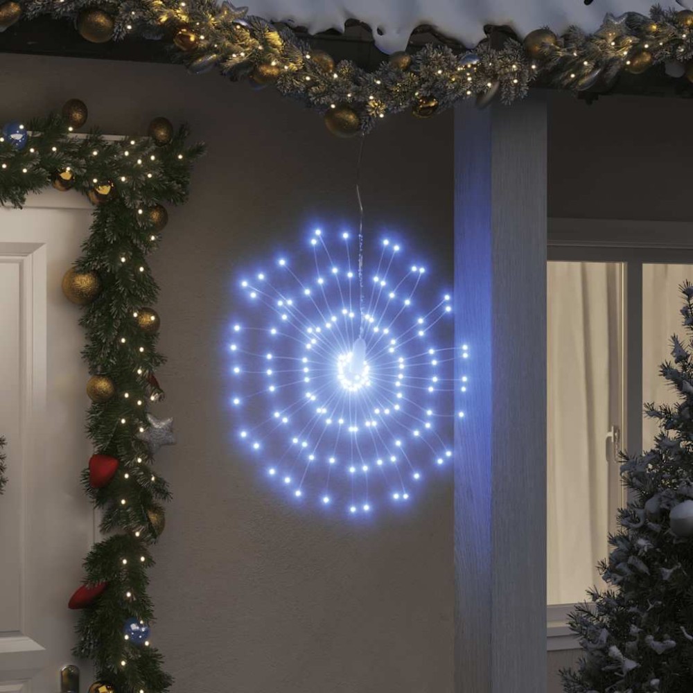 vidaXL Φωτάκια Χριστουγεννιάτικα 4 Τεμ. 140 LED Ψυχρό Λευκό 17 εκ.