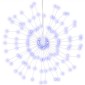 vidaXL Φωτάκια Χριστουγεννιάτικα 140 LED Μπλε 17 εκ.