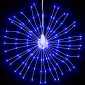 vidaXL Φωτάκια Χριστουγεννιάτικα 140 LED Μπλε 17 εκ.