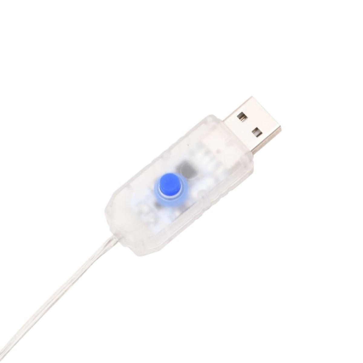 vidaXL Φωτάκια Σταλακτίτες Χριστ. 100LED Θερμό Λευκό 10μ. Ακρυλικό PVC