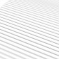 vidaXL Στρώμα Αφρού Σκληρότητα H2 H3 Λευκό 160 x 200 εκ.
