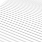 vidaXL Στρώμα Αφρού Σκληρότητα H2 H3 Λευκό 180 x 200 εκ.