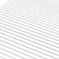 vidaXL Στρώμα Αφρού Σκληρότητα H2 H3 Λευκό 200 x 200 εκ.