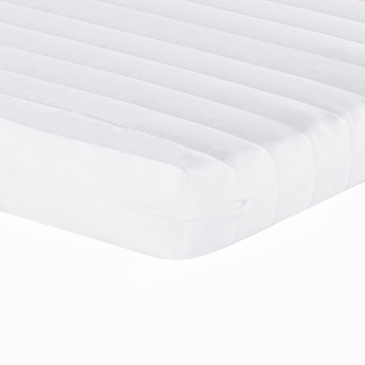 vidaXL Στρώμα Αφρού 7 Ζωνών Σκληρότητα 20 ILD Λευκό 80 x 200 εκ.