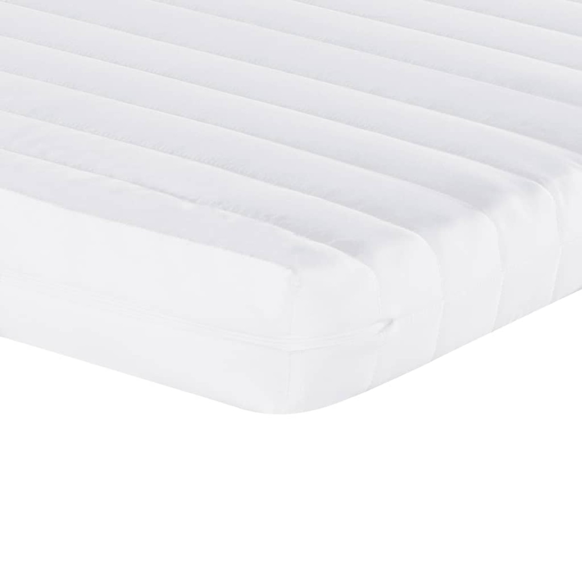 vidaXL Στρώμα Αφρού 7 Ζωνών Σκληρότητα 20 ILD Λευκό 140 x 190 εκ.