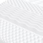 vidaXL Στρώμα Αφρού 7 Ζωνών Σκληρότητα 20 ILD Λευκό 140 x 200 εκ.