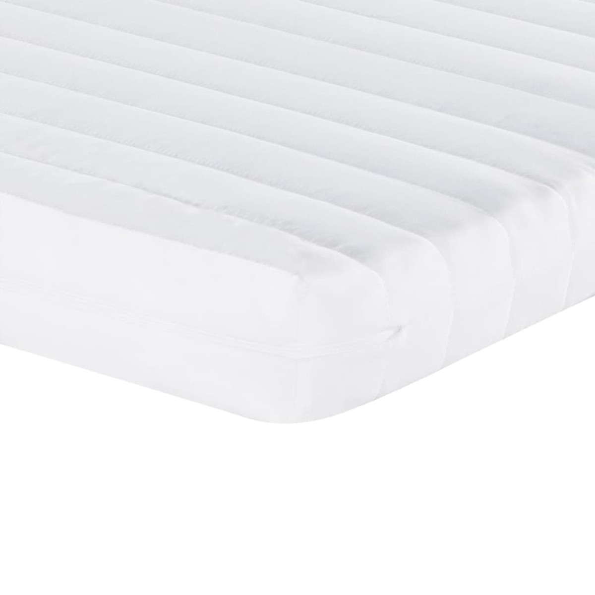 vidaXL Στρώμα Αφρού 7 Ζωνών Σκληρότητα 20 ILD Λευκό 140 x 200 εκ.