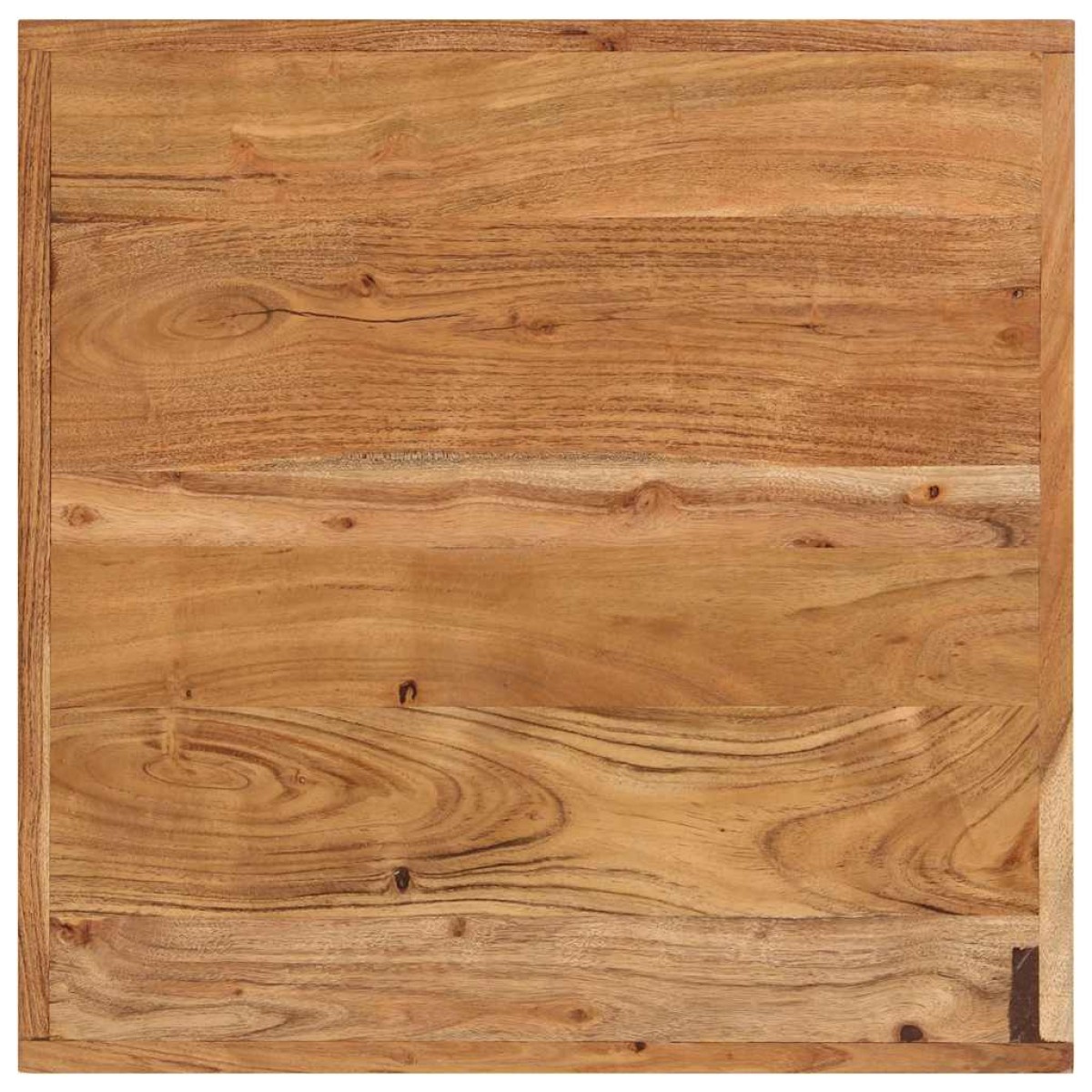 vidaXL Τραπέζι Μπαρ 55 x 55 x 107 εκ. από Μασίφ Ξύλο Ακακίας & Σίδηρο
