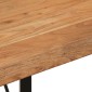 vidaXL Τραπέζι Μπαρ 110 x 55 x 107 εκ. από Μασίφ Ξύλο Ακακίας & Σίδηρο