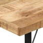 vidaXL Τραπέζι Μπαρ 110x55x107 εκ. από Μασίφ Ξύλο Μάνγκο & Σίδηρο
