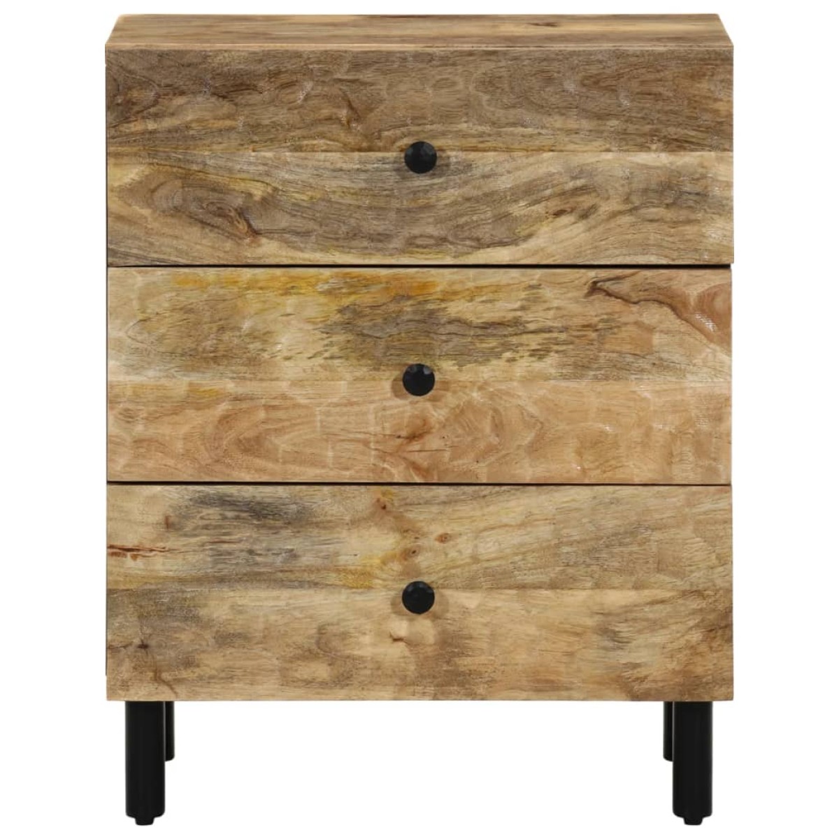vidaXL Κομοδίνο 50 x 33 x 60 εκ. από Μασίφ Ξύλο Μάνγκο