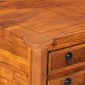 vidaXL Γραφείο με Συρτάρια 110 x 50 x 76 εκ. από Μασίφ Ξύλο Ακακίας