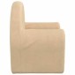 vidaXL Παιδικός καναπές Cream Soft Plush