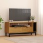 vidaXL Έπιπλο Τηλεόρασης FLAM 110 x 40 x 50 εκ. από Μασίφ Ξύλο Πεύκου