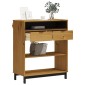 vidaXL Τραπέζι Μπαρ FLAM 92 x 45 x 110 εκ. από Μασίφ Ξύλο Πεύκου