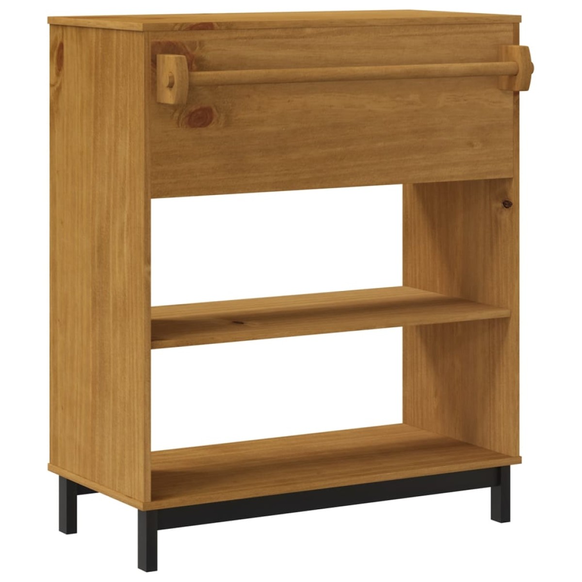 vidaXL Τραπέζι Μπαρ FLAM 92 x 45 x 110 εκ. από Μασίφ Ξύλο Πεύκου