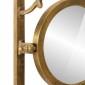 vidaXL Ράφι Αποσκευών Τοίχου με Κρεμάστρες Παλτών & Καθρέφτη Αλουμίνιο