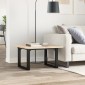 vidaXL Πόδια Τραπεζιού Σαλονιού σε Σχήμα «Ο» 50x40x38 εκ. Ατσάλι