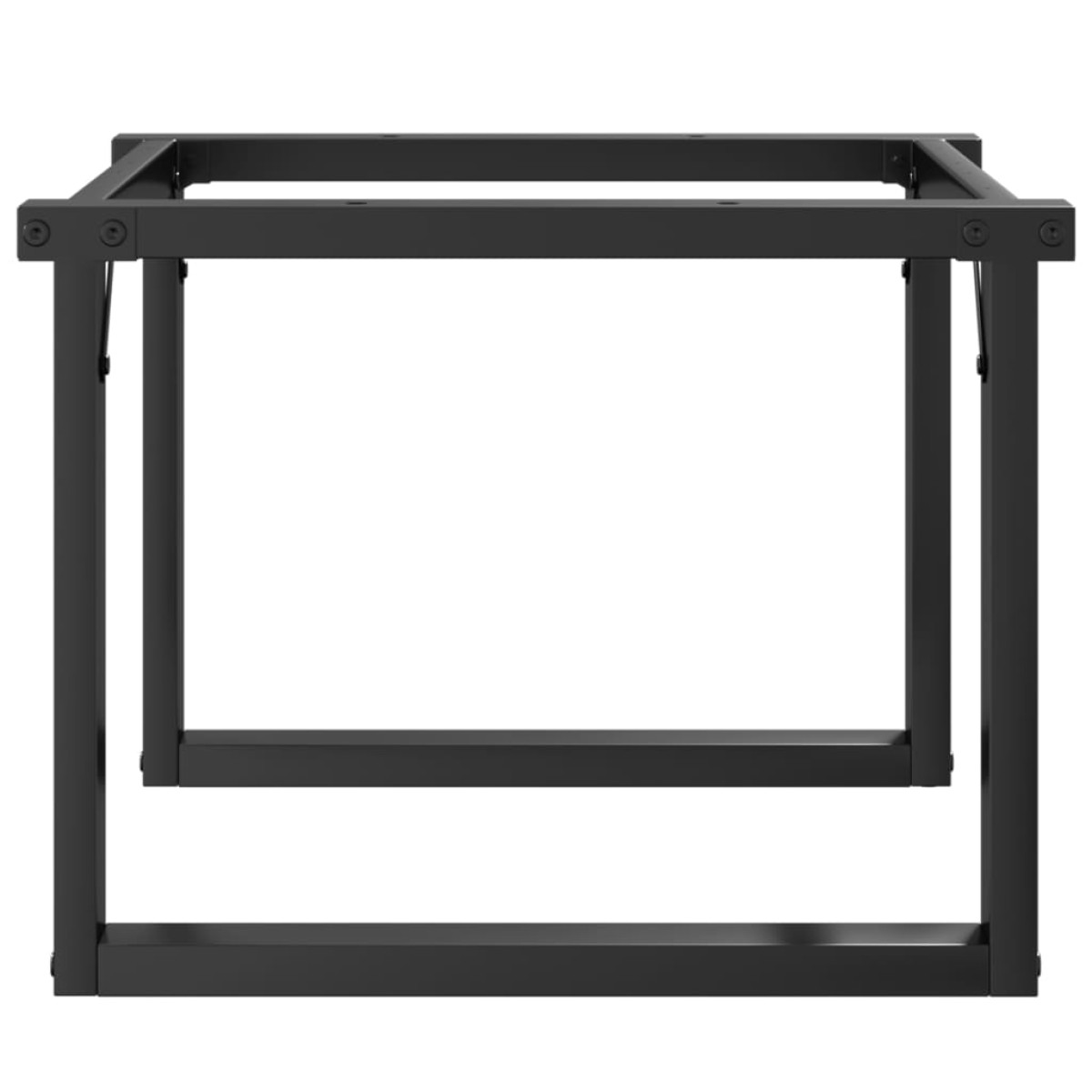 vidaXL Πόδια Τραπεζιού Σαλονιού σε Σχήμα «Ο» 50x40x38 εκ. Ατσάλι