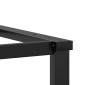 vidaXL Πόδια Τραπεζαρίας σε Σχήμα «Ο» 120x60x73 εκ. Ατσάλι