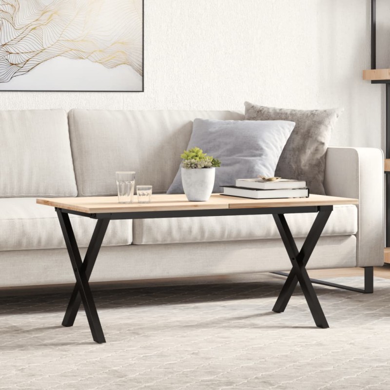 vidaXL Πόδια Τραπεζιού Σαλονιού σε Σχήμα «Χ» 70x30x43 εκ. Ατσάλι