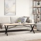 vidaXL Πόδια Τραπεζιού Σαλονιού σε Σχήμα «Χ» 140x30x43 εκ. Ατσάλι