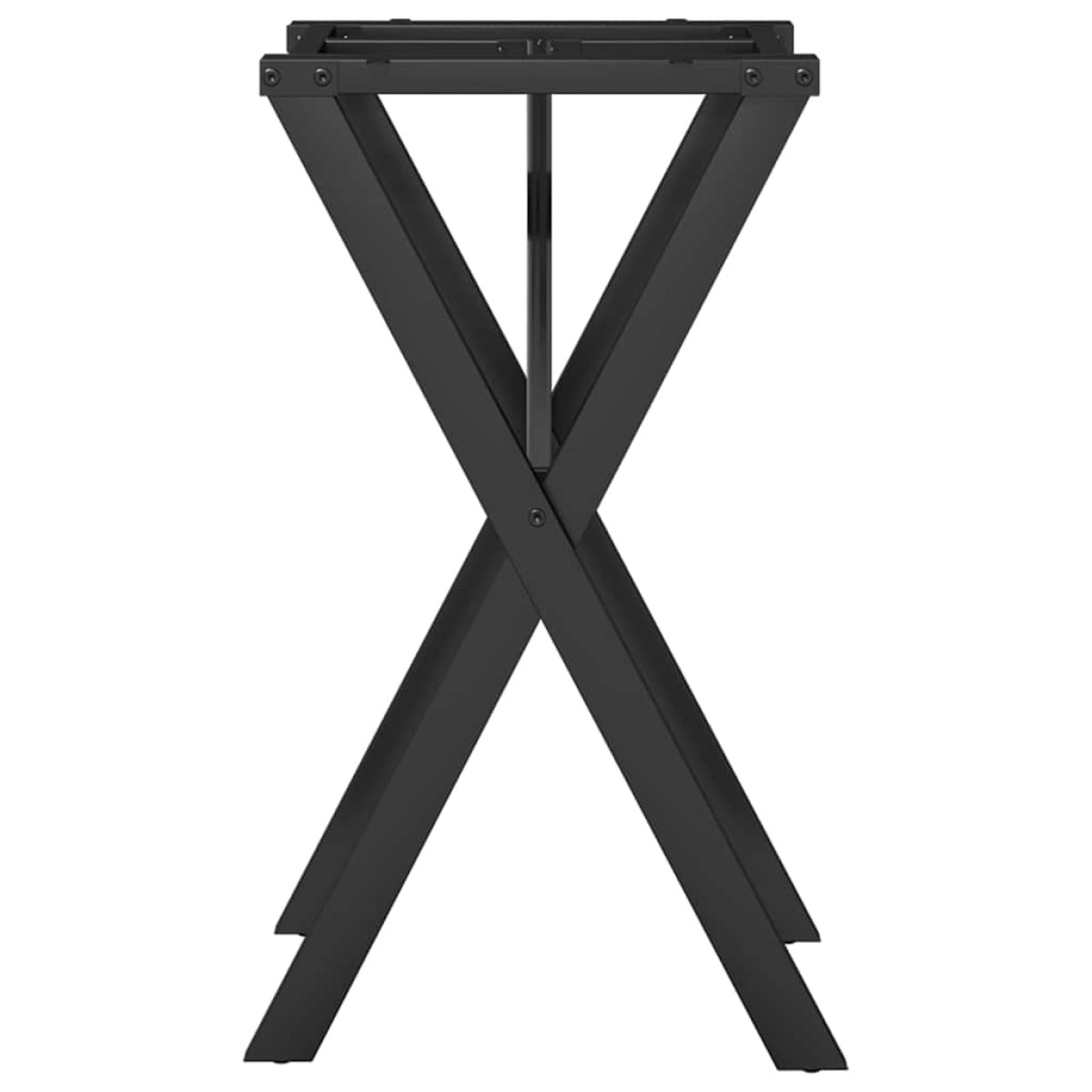 vidaXL Πόδια Τραπεζαρίας σε Σχήμα «Χ» 40x40x73 εκ. Ατσάλι