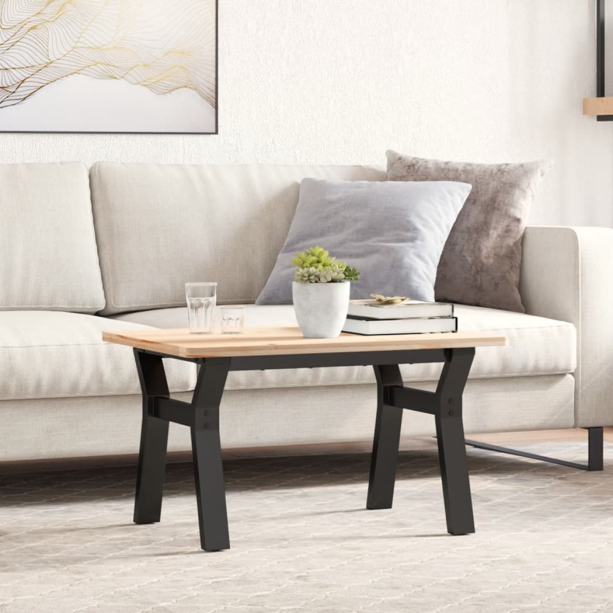vidaXL Πόδια Τραπεζιού Σαλονιού σε Σχήμα «Y» 60x40x38 εκ. Ατσάλι