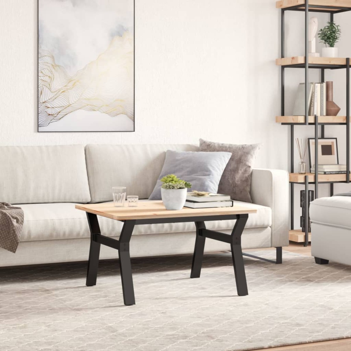 vidaXL Πόδια Τραπεζιού Σαλονιού σε Σχήμα «Y» 70x60x43 εκ. Ατσάλι