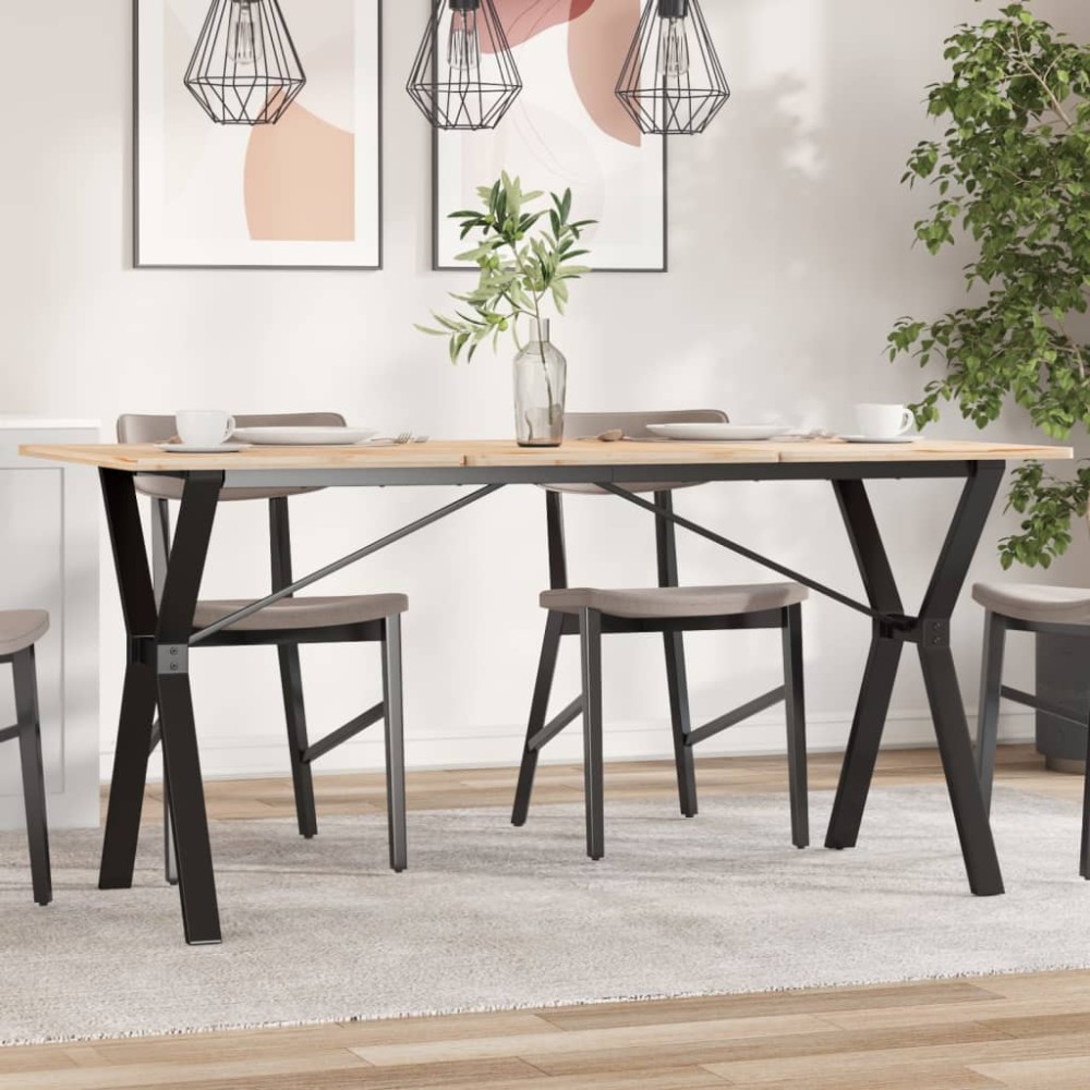 vidaXL Πόδια Τραπεζαρίας σε Σχήμα «Y» 140x60x73 εκ. Ατσάλι