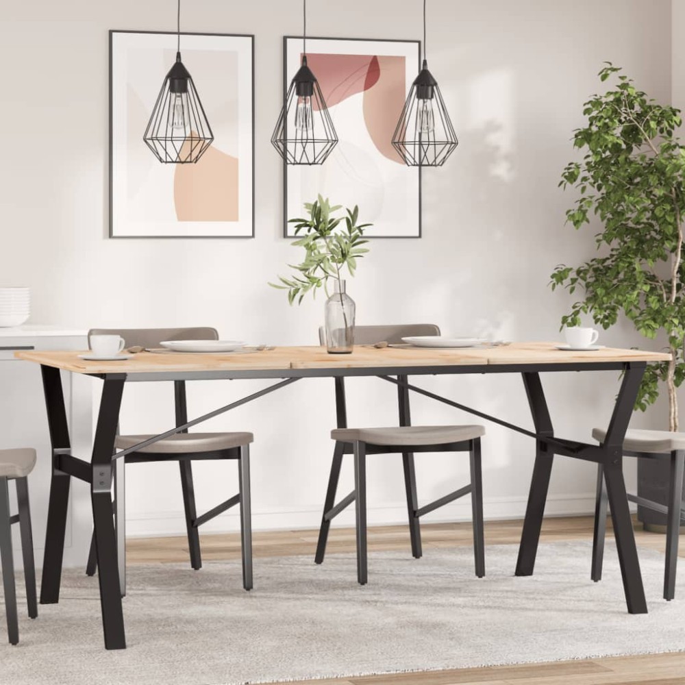 vidaXL Πόδια Τραπεζαρίας σε Σχήμα «Y» 160x80x73 εκ. Ατσάλι