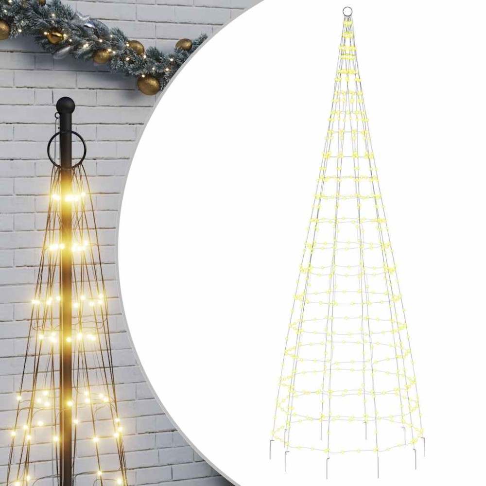 vidaXL Χριστουγεν. Δέντρο 550 LED Θερμό Λευκό 300 εκ.