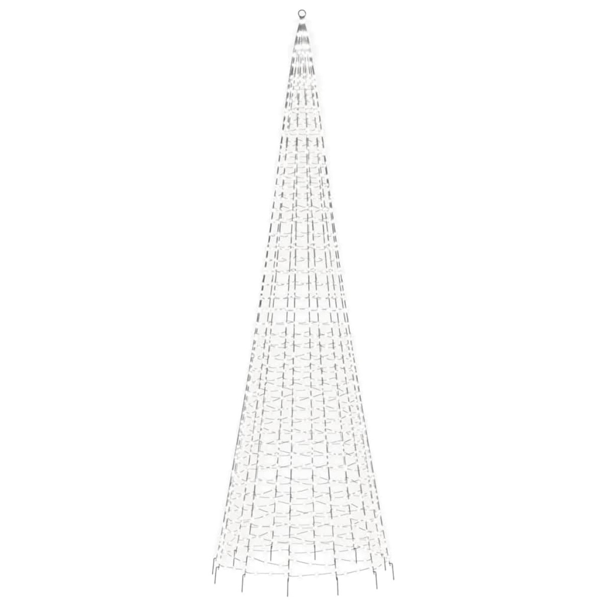 vidaXL Φωτιστικό Χριστουγεννιάτικο Δέντρο 1534 LED Ψυχρό Λευκό 500 εκ.