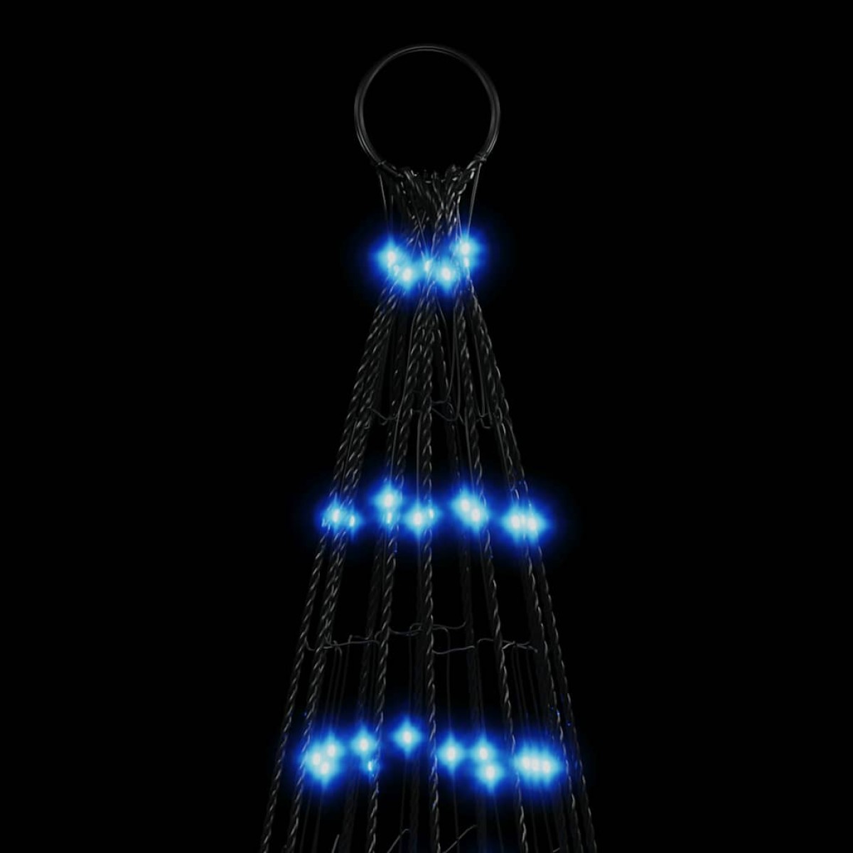 vidaXL Χριστουγεν. Δέντρο για Ιστό Σημαίας 1534 LED Μπλε 500 εκ.