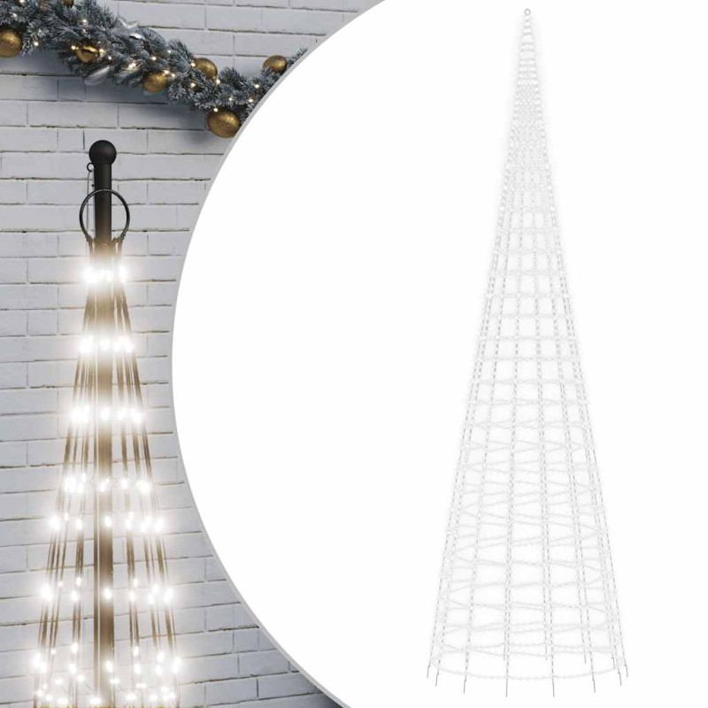 vidaXL Χριστουγεννιάτικο δέντρο LED 3000 LED Ψυχρό Λευκό 800 εκ.