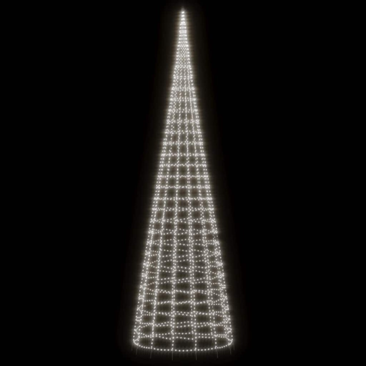 vidaXL Φωτιστικό Χριστουγεννιάτικο Δέντρο 3000 LED Ψυχρό Λευκό 800 εκ.