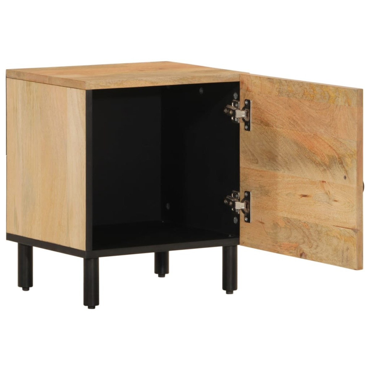 vidaXL Κομοδίνα 2 τεμ. 40 x 33 x 46 εκ. από Μασίφ Ξύλο Μάνγκο
