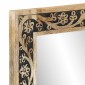 vidaXL Καθρέφτης Μπάνιου 50x70x2,5 εκ. από Μασίφ Ξύλο Μάνγκο/Γυαλί