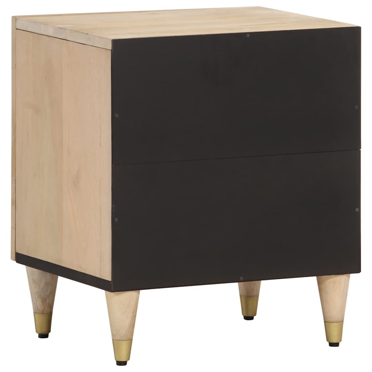 vidaXL Κομοδίνα 2 τεμ. 40 x 33 x 46 εκ. από Μασίφ Ξύλο Μάνγκο