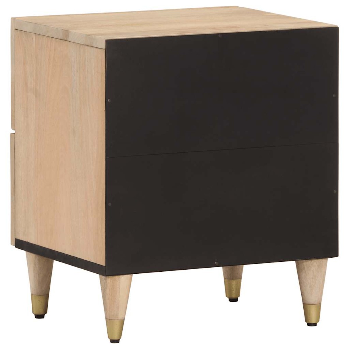 vidaXL Κομοδίνα 2 τεμ. 40 x 33 x 46 εκ. από Μασίφ Ξύλο Μάνγκο