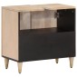 vidaXL Ντουλάπι Μπάνιου 62 x 33 x 58 εκ. από Μασίφ Ξύλο Μάνγκο
